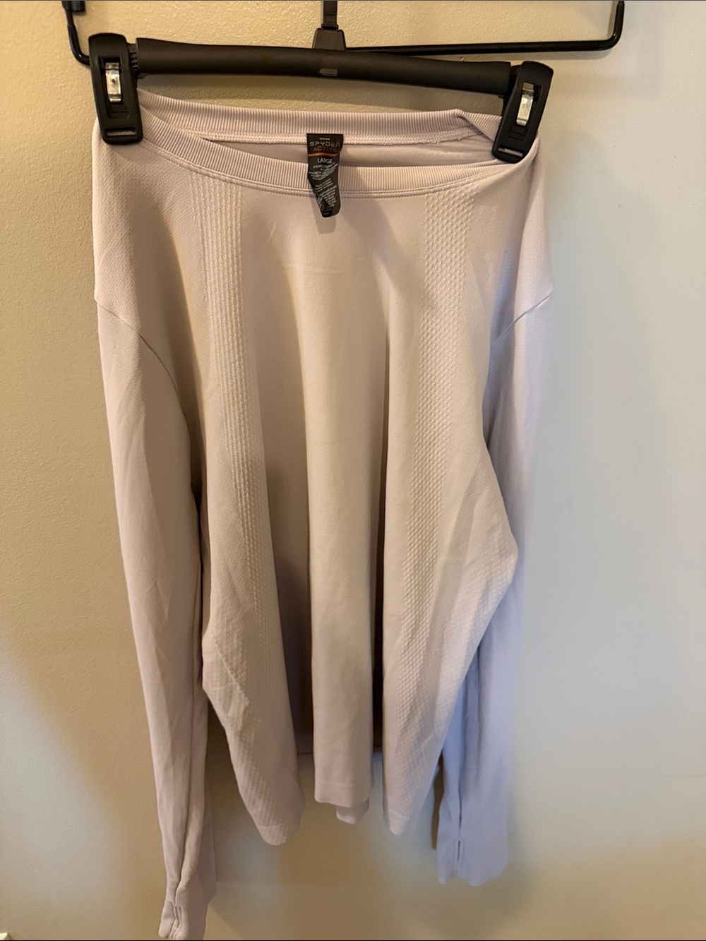 Spyder Long Sleeve Performance Tee in Light Lavender